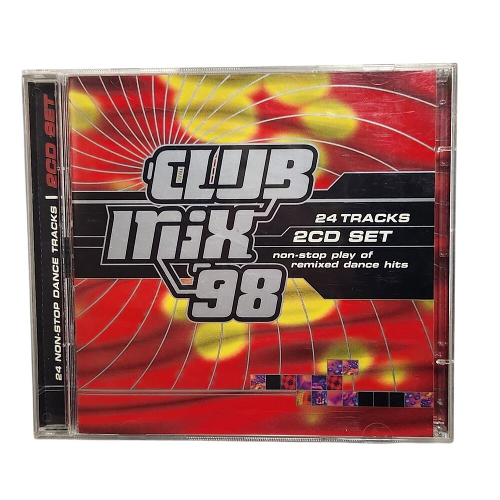 Club Mix '98 Tested Vintage 2 CD Set With 24 Tracks BMG 1997 Pre-owned